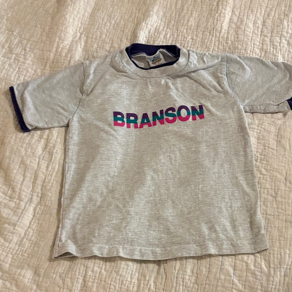 Vintage Kids Branson Graphic T-Shirt‎ Retro Souvenir Tee
